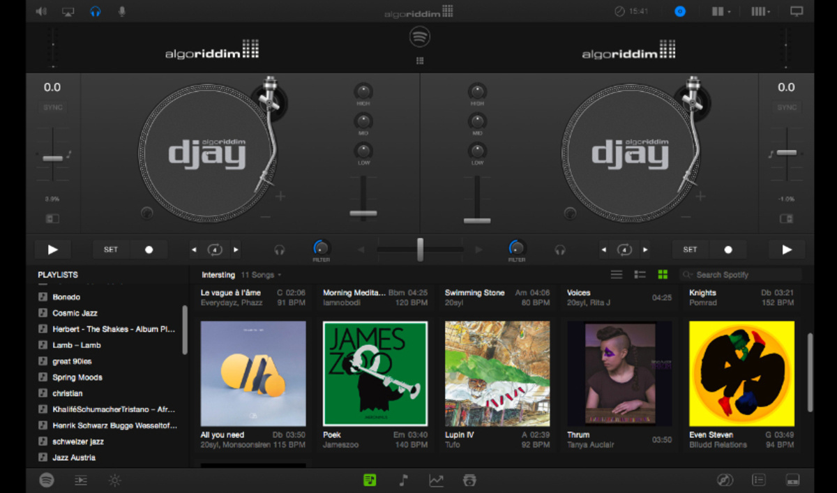Djay Pro With Turntables